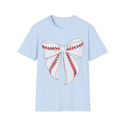 Charming Bow Graphic T-Shirt for All Occasions, Gift for Her, Casual Wear, Holiday Apparel, Trendy Fashion Statement