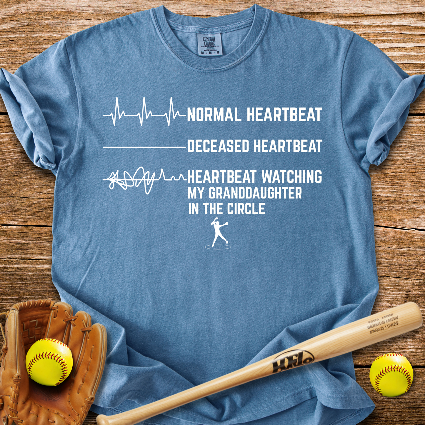 Granddaughter's Circle Flatlines Me T-Shirt