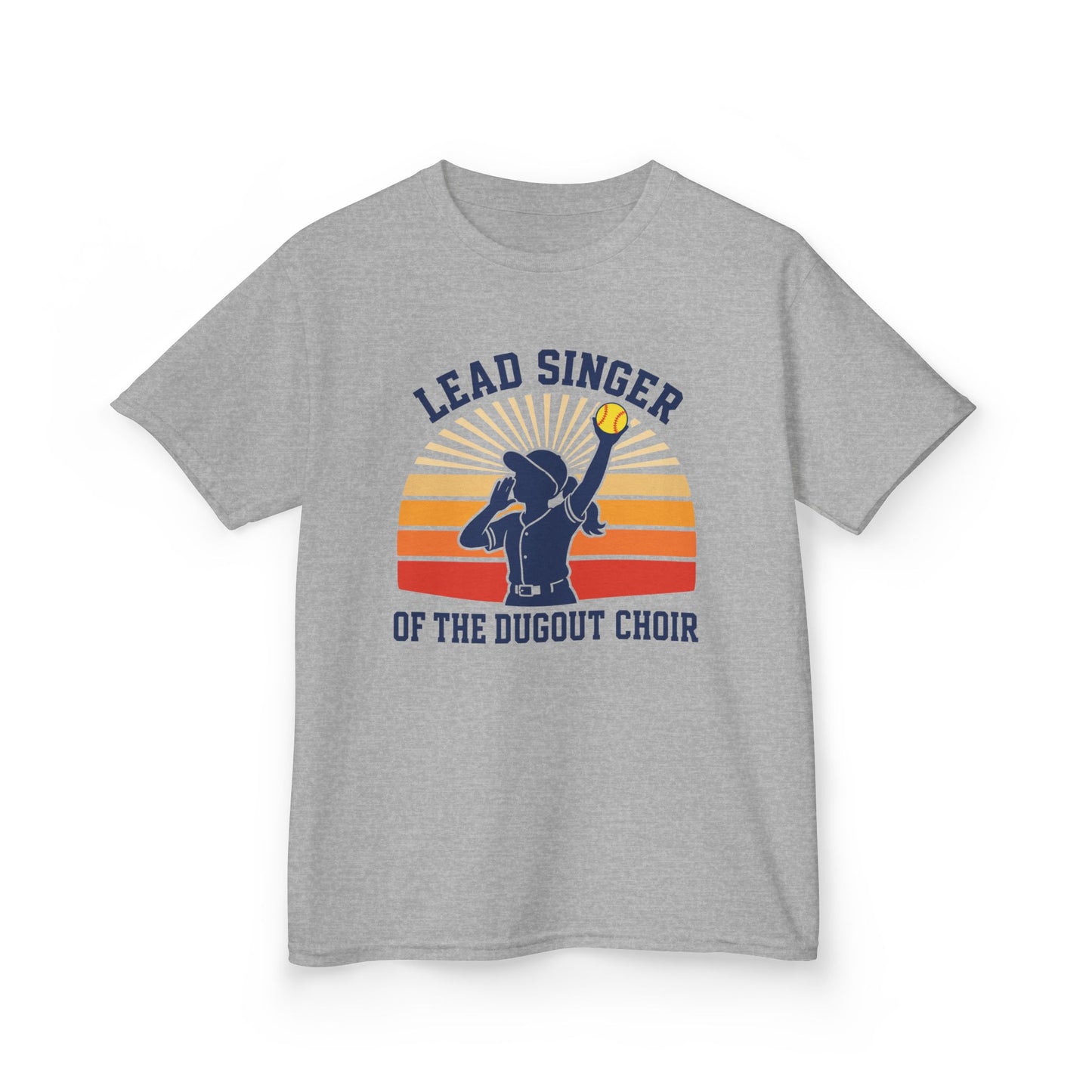 Loudest Girl In Dugout Kids T-shirt