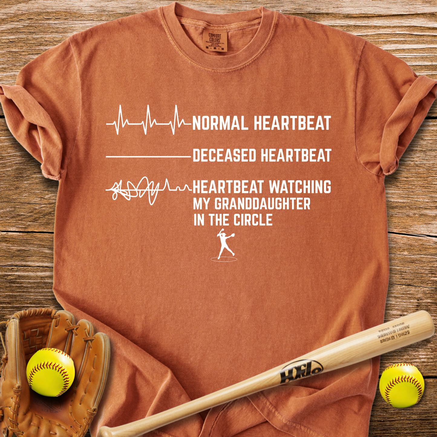 Granddaughter's Circle Flatlines Me T-Shirt