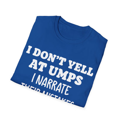 Sideline Umpire Critic T-Shirt