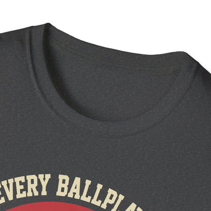 Behind Every Ballplayer A Dad T-Shirt