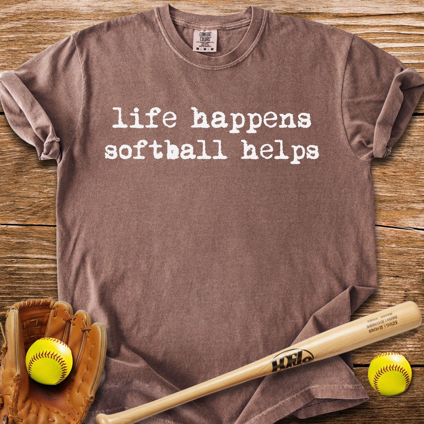 Softball Fixes Everything T-Shirt