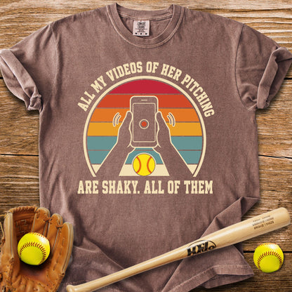 Shaky Pitching Video Hands T-Shirt