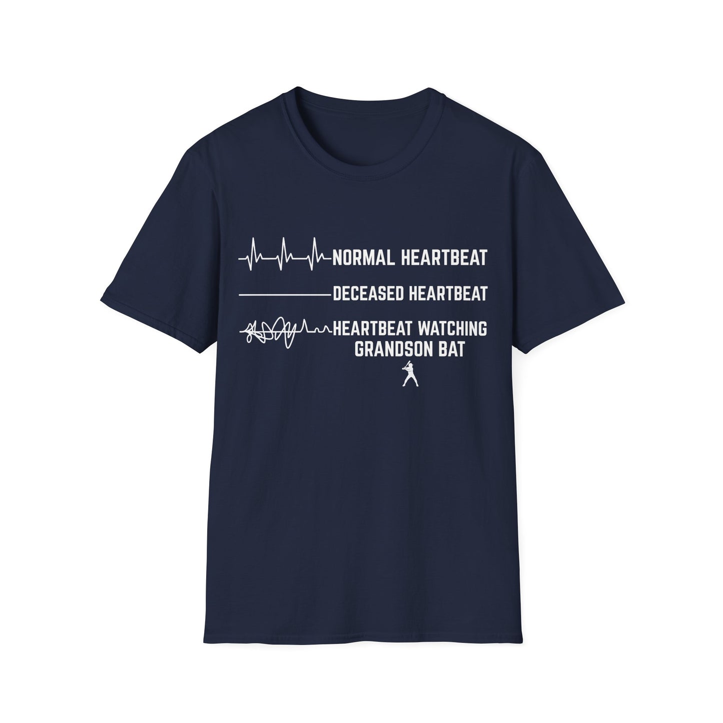 Grandson's At-Bat Flatlines Me T-Shirt
