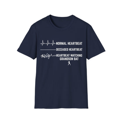 Grandson's At-Bat Flatlines Me T-Shirt