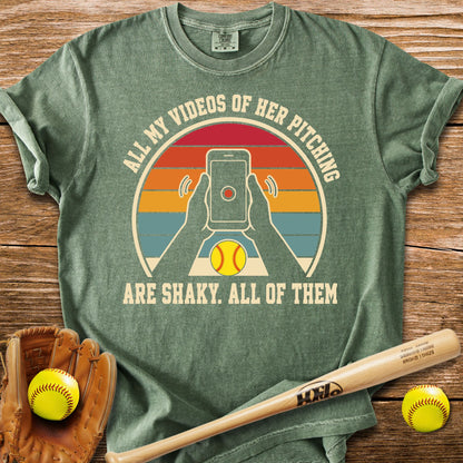 Shaky Pitching Video Hands T-Shirt