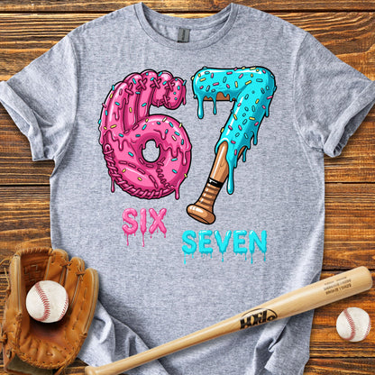 Baseball Drip 67 Adult T-Shirt
