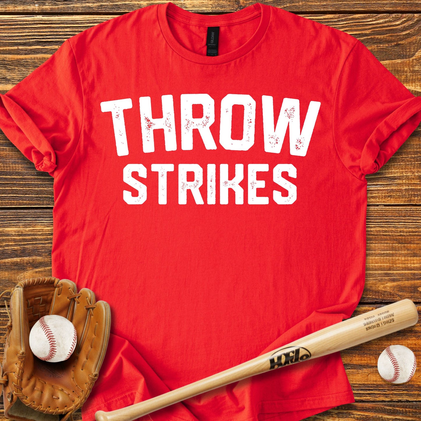 Throw Strikes Adult T-Shirt