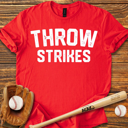 Throw Strikes Adult T-Shirt