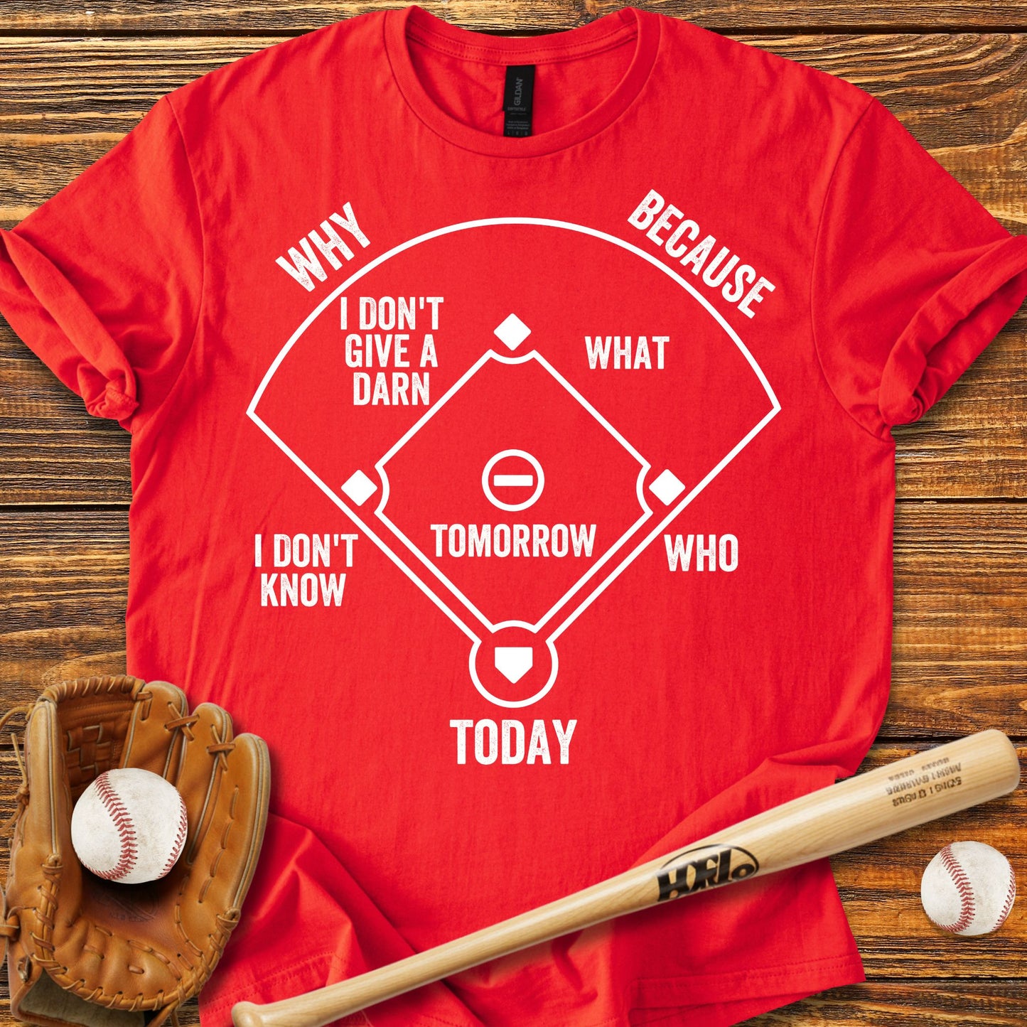 Who's on First Adult T-shirt