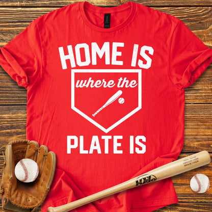 Home Is Where The Plate Is Adult T-Shirt