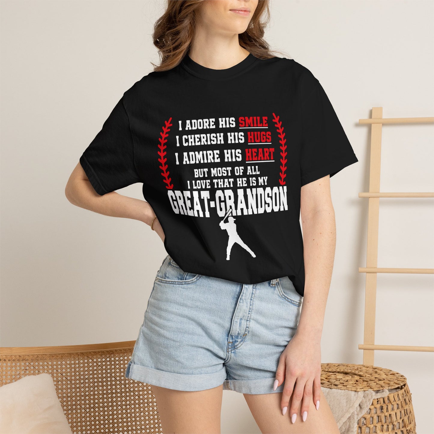 Adores Her Great-Grandson T-Shirt