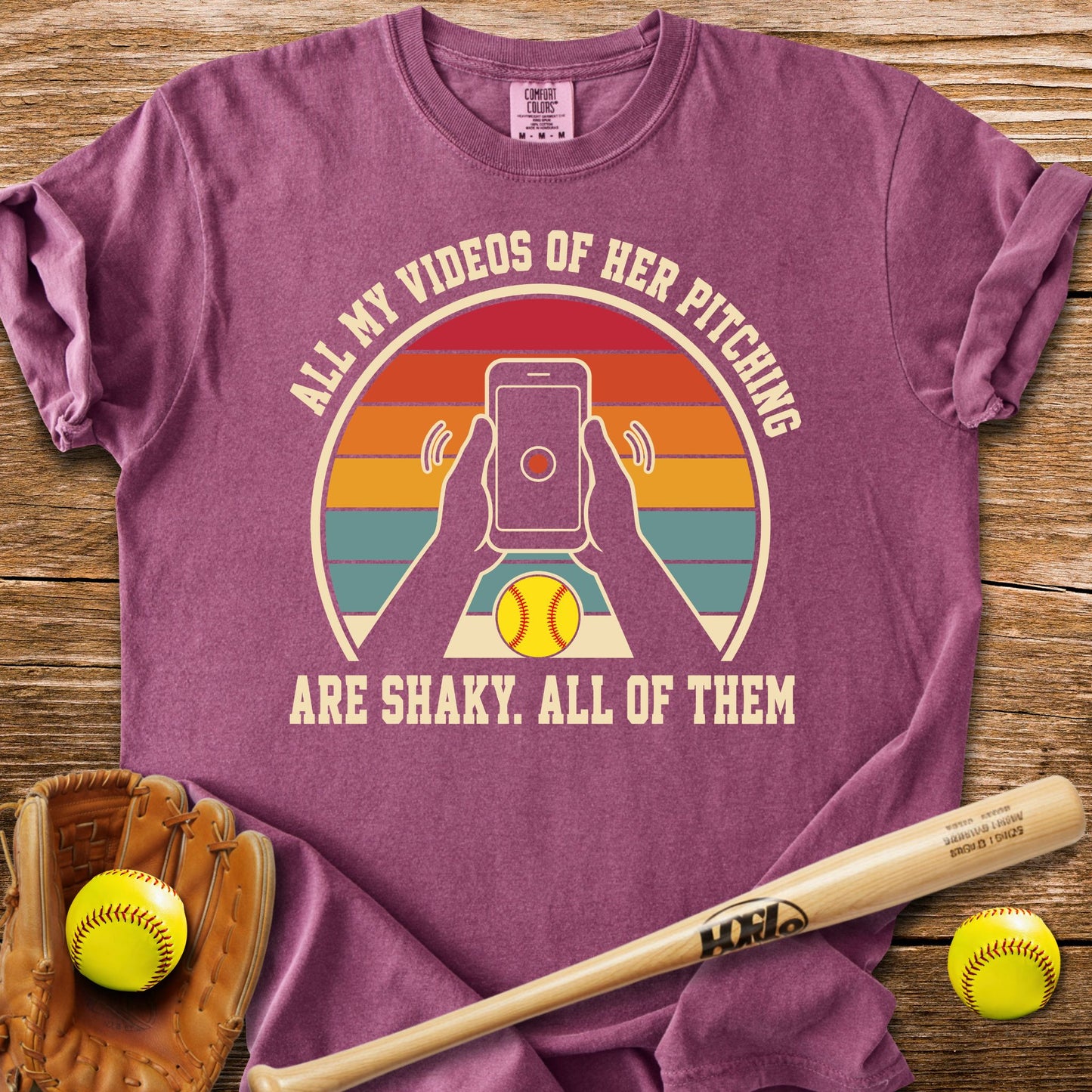 Shaky Pitching Video Hands T-Shirt