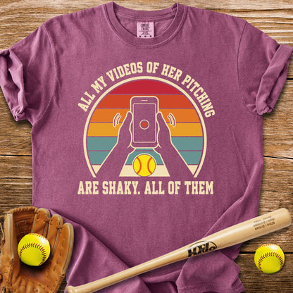 Shaky Pitching Video Hands T-Shirt