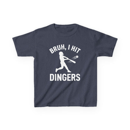 Bruh I Hit Dingers Kids T-shirt