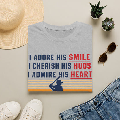 Grandma's Baseball Heart T-Shirt