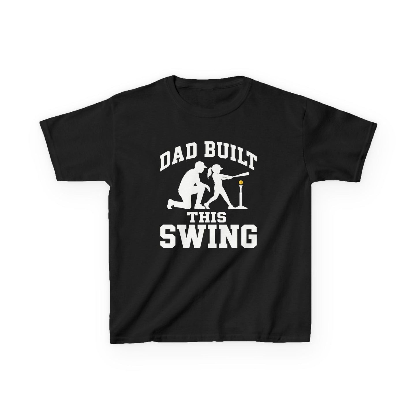 Dad Coached Her Swing Kids T-shirt