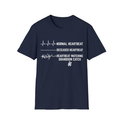 Grandson Behind Plate Flatlines Me T-Shirt