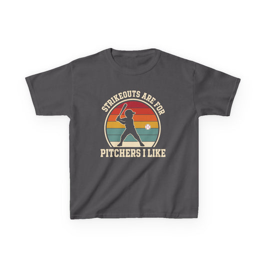 Strikeouts Are For Pitchers I Like Kids T-shirt