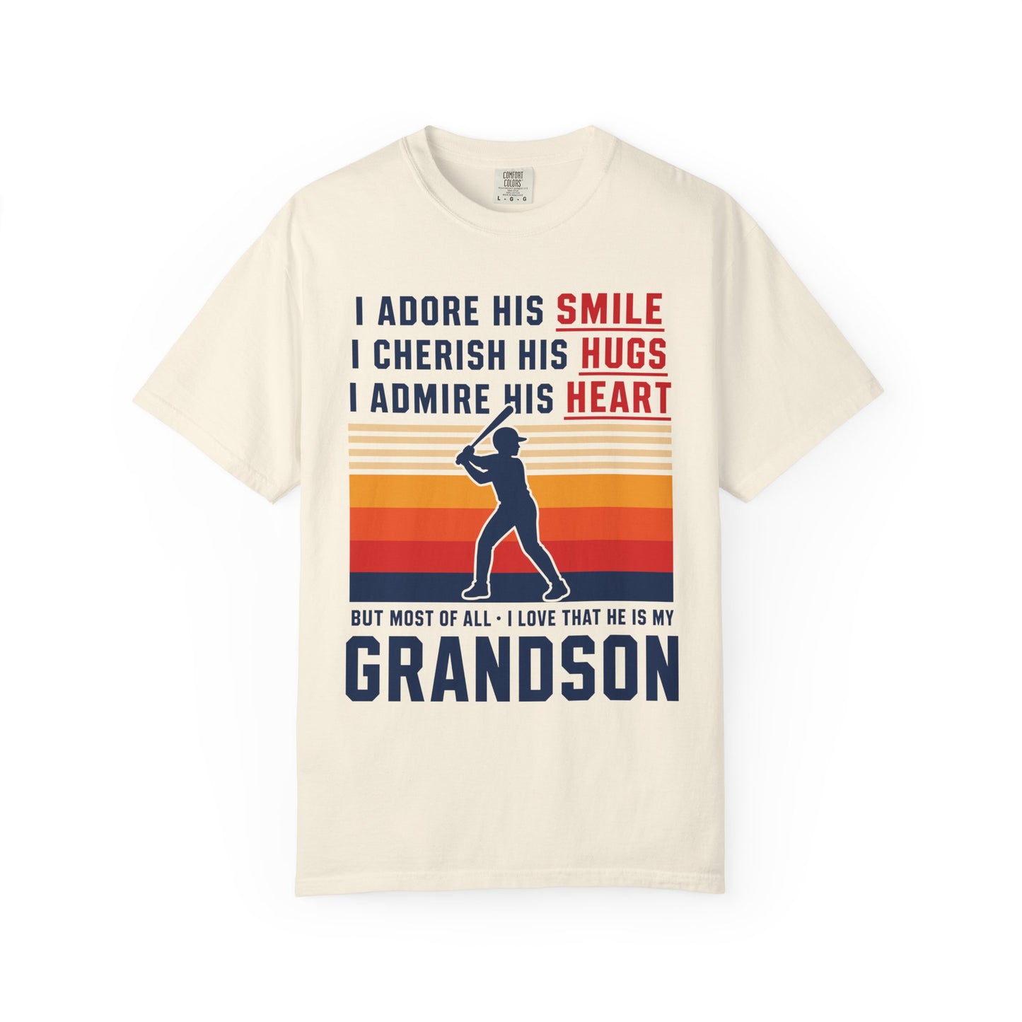 Grandma's Baseball Heart T-Shirt