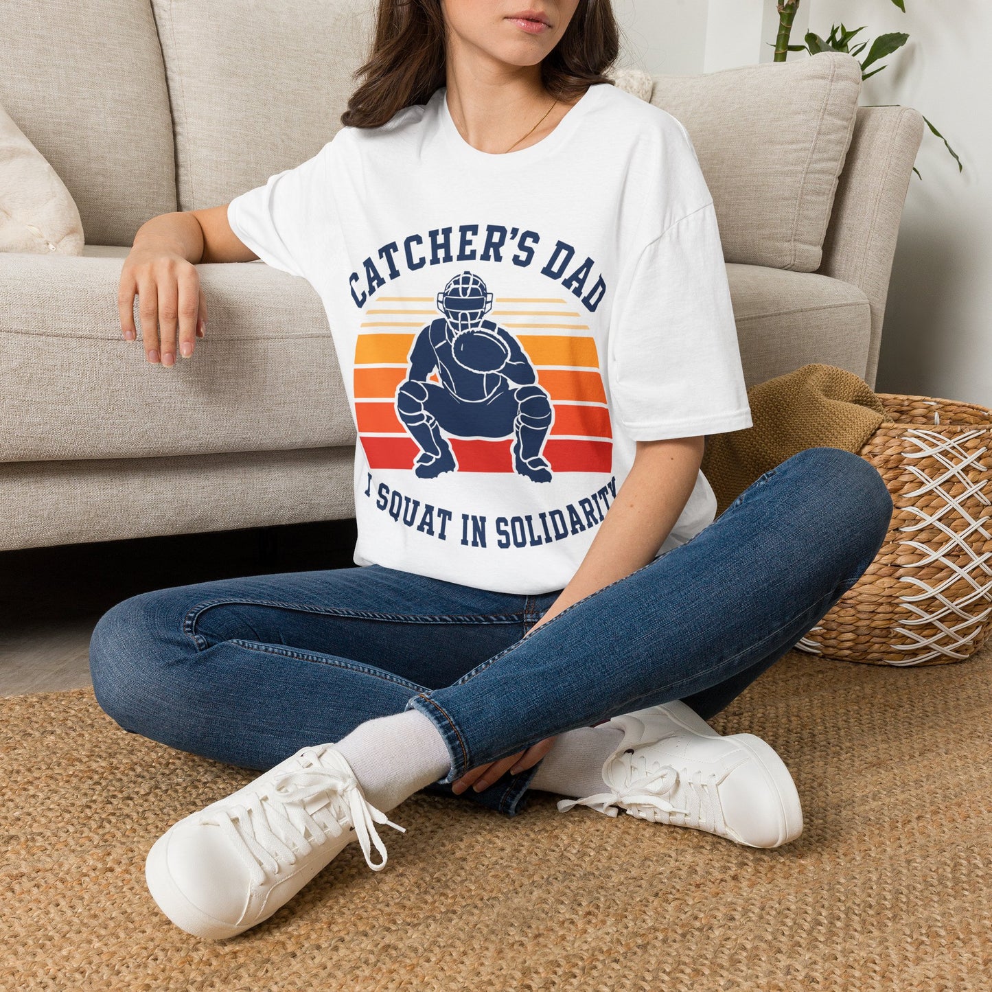 Catcher Dad Squats Too T-Shirt