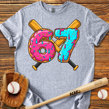 Baseball Drip 67 Adult T-Shirt