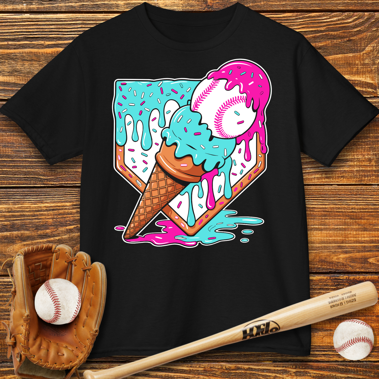 Ice Cream Drip Kids T-Shirt