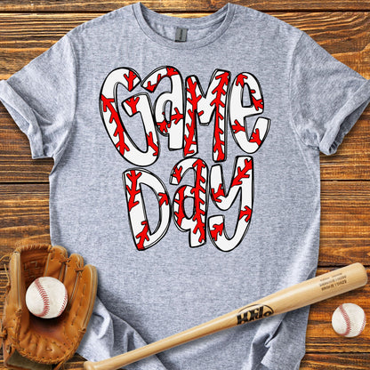 Game Day Baseball Adult T-Shirt