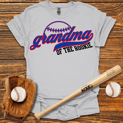 Grandma Of The Rookie Adult T-Shirt