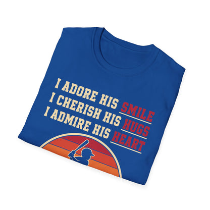 Grandma's Baseball Heart T-Shirt