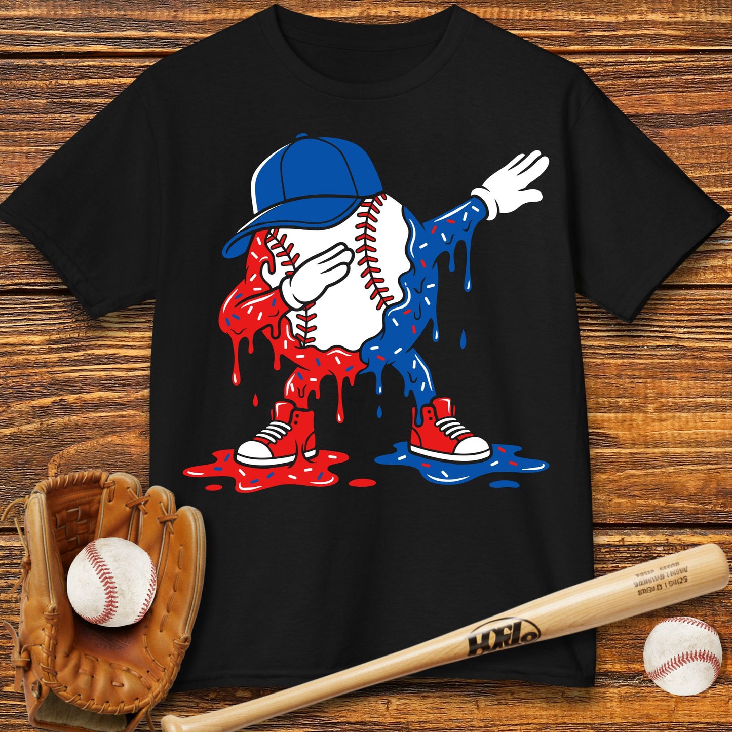USA Baseball Drip Kids T-shirt