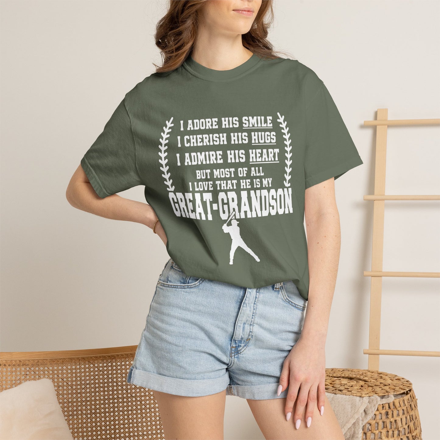 Adores Her Great-Grandson T-Shirt