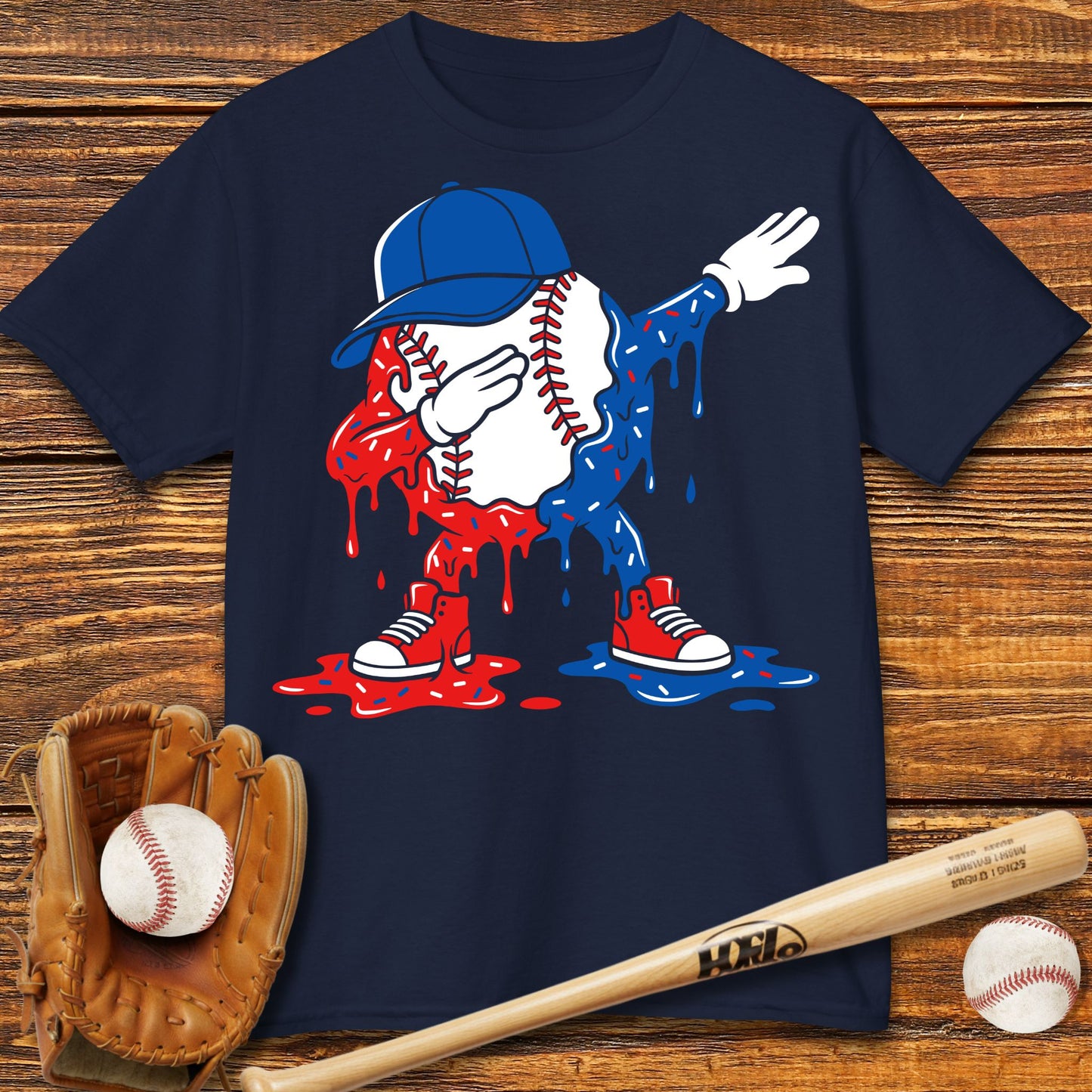 USA Baseball Drip Kids T-shirt