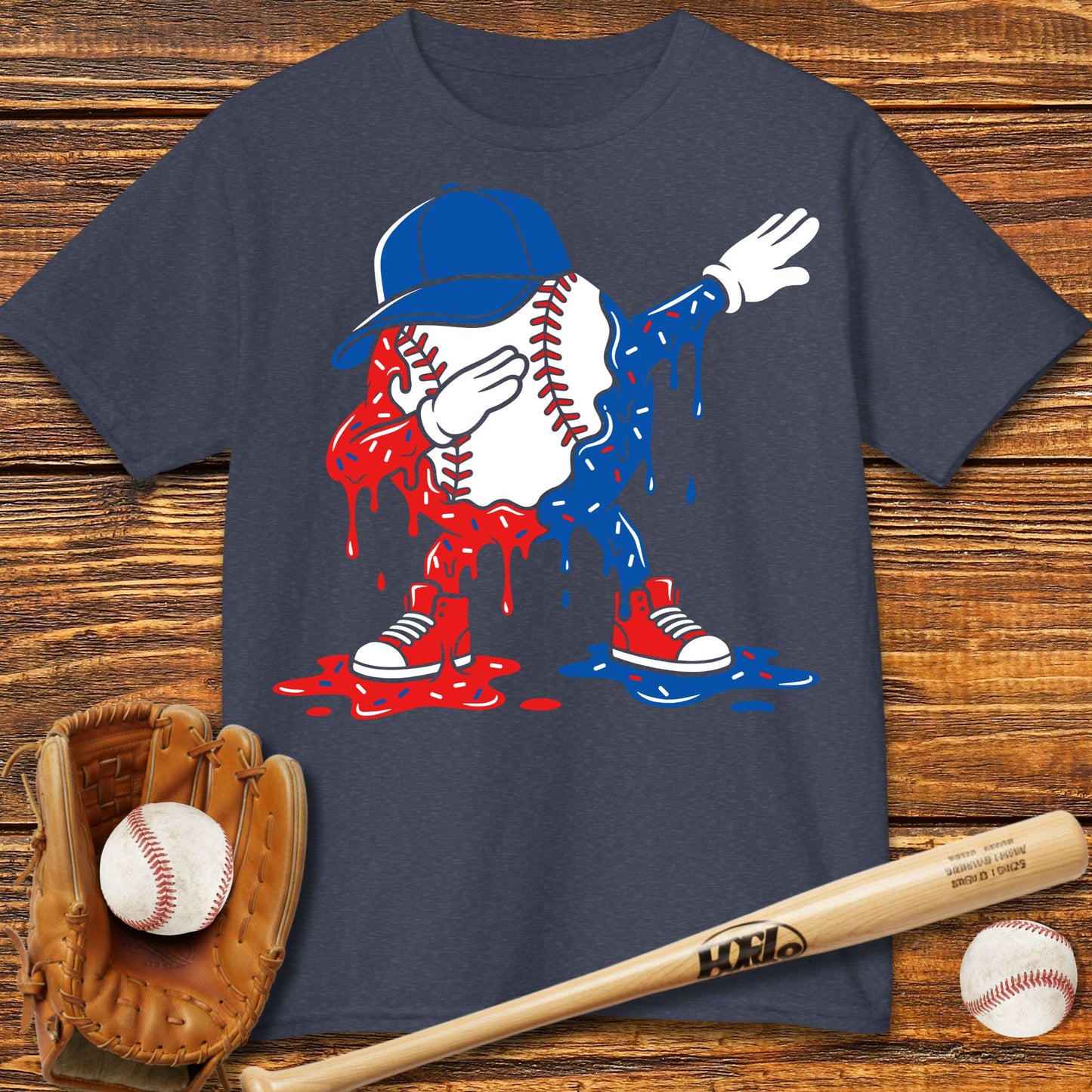 USA Baseball Drip Kids T-shirt