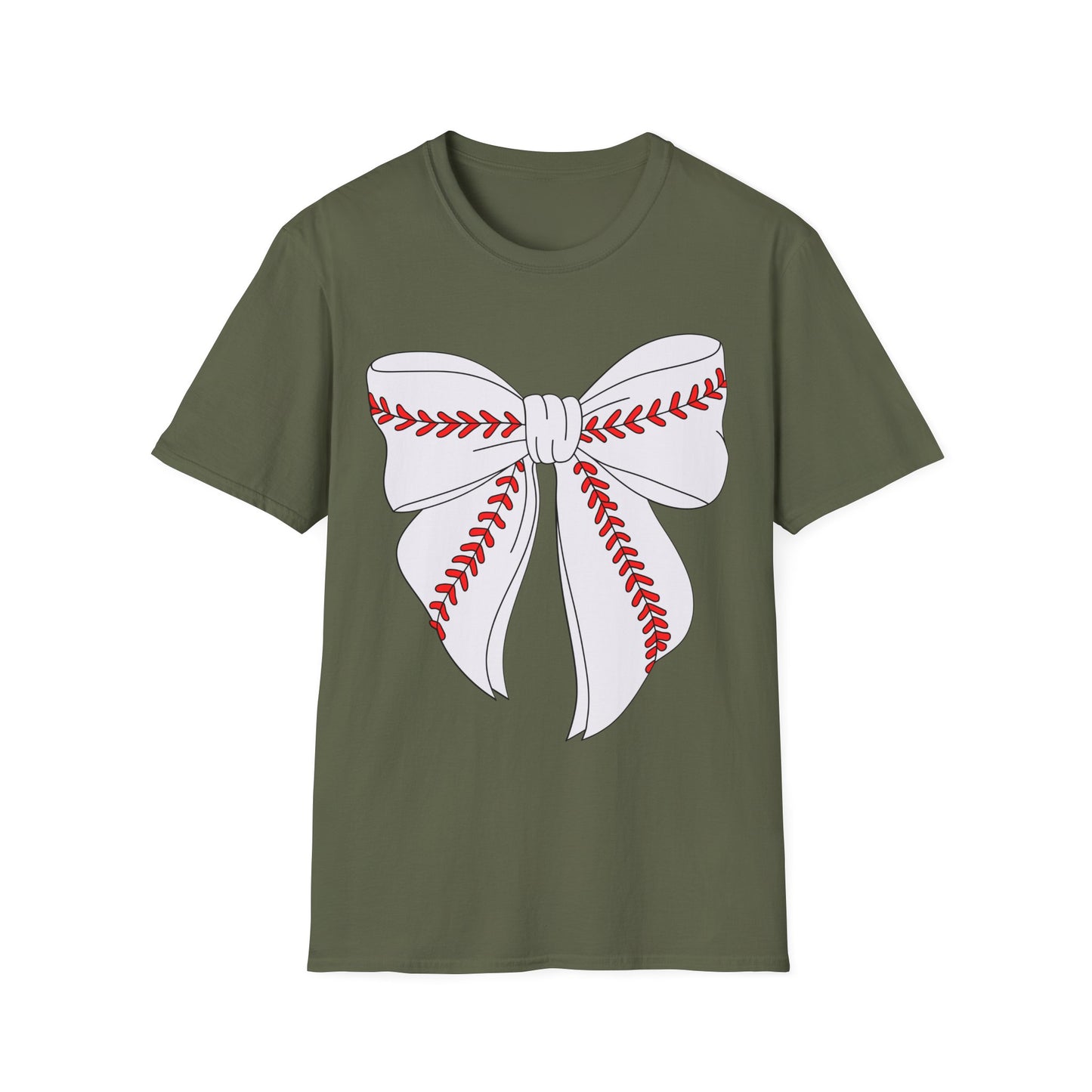 Charming Bow Graphic T-Shirt for All Occasions, Gift for Her, Casual Wear, Holiday Apparel, Trendy Fashion Statement