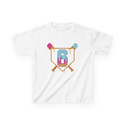 Baseball 6th Birthday Kids T-shirt