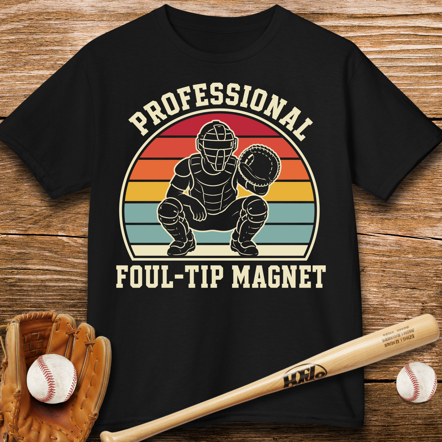 Catcher Takes Every Hit Kids T-shirt