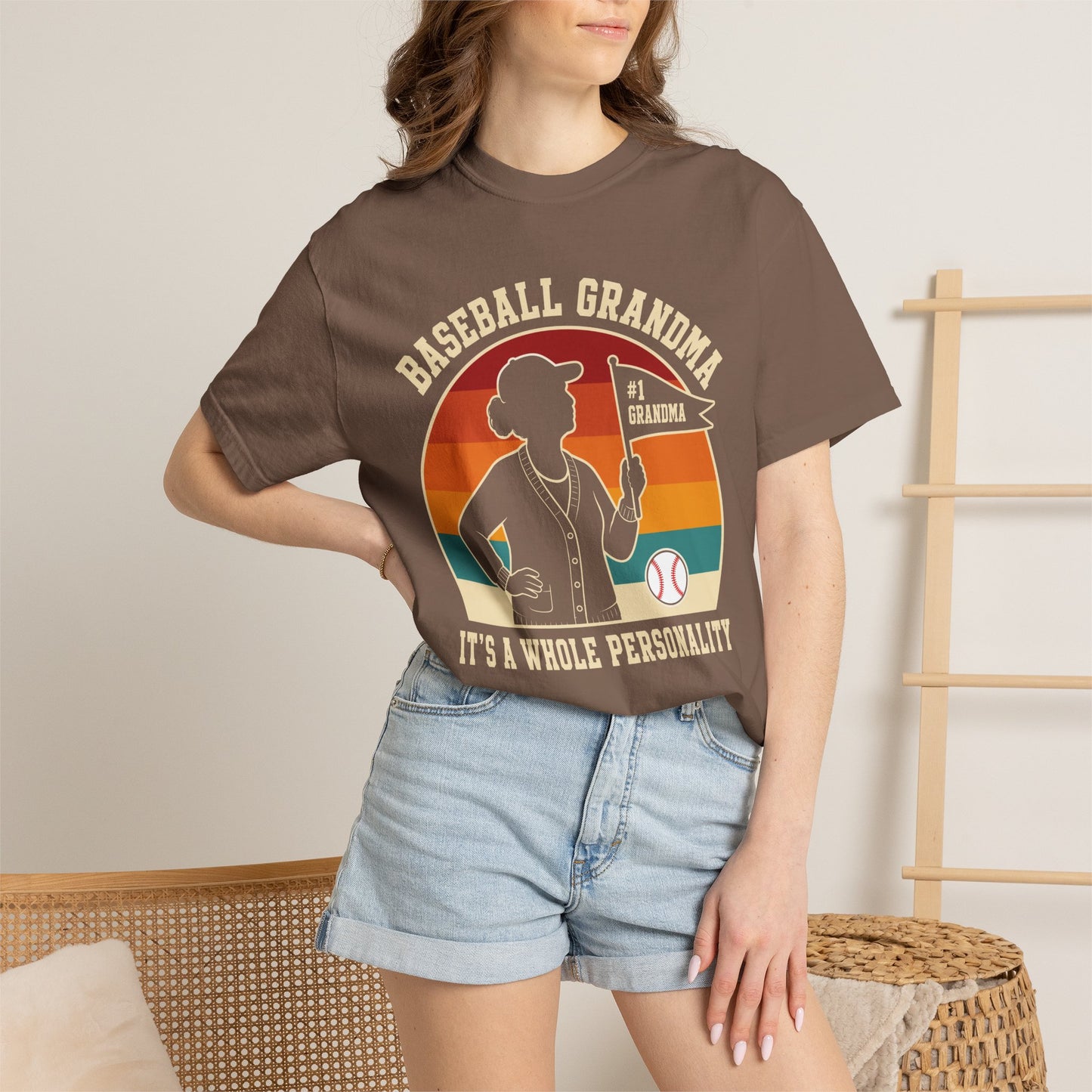 Baseball Grandma Whole Personality T-Shirt