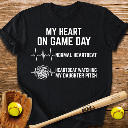 Daughter Pitch Races My Heart T-Shirt