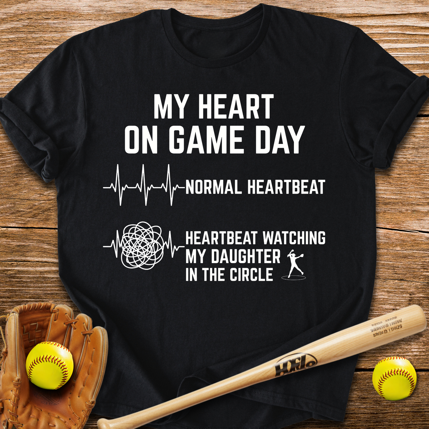 Daughter Circle Races My Heart T-Shirt