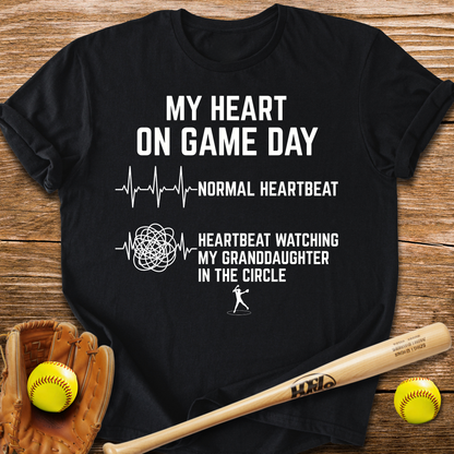 Granddaughter Circle Races My Heart T-Shirt