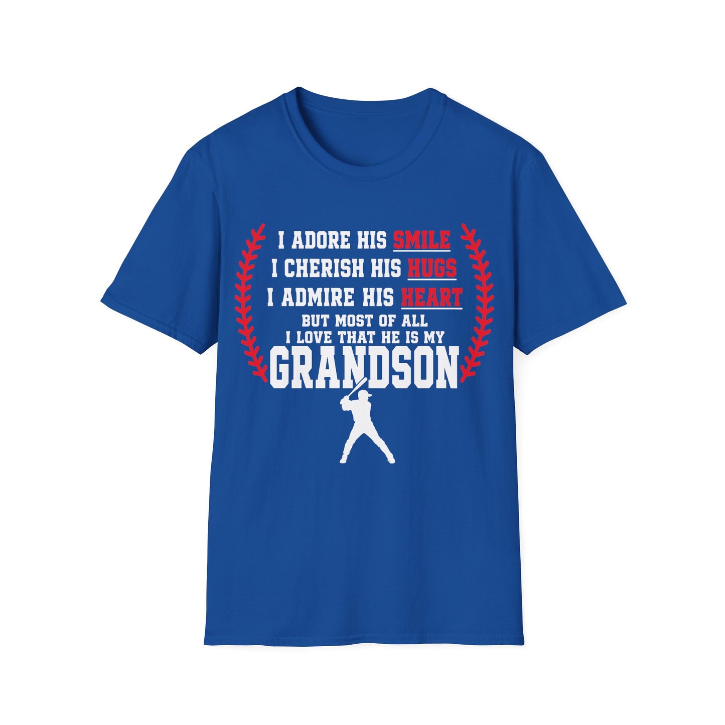 Grandma's Baseball Heart T-Shirt