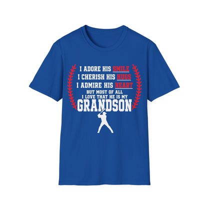 Grandma's Baseball Heart T-Shirt