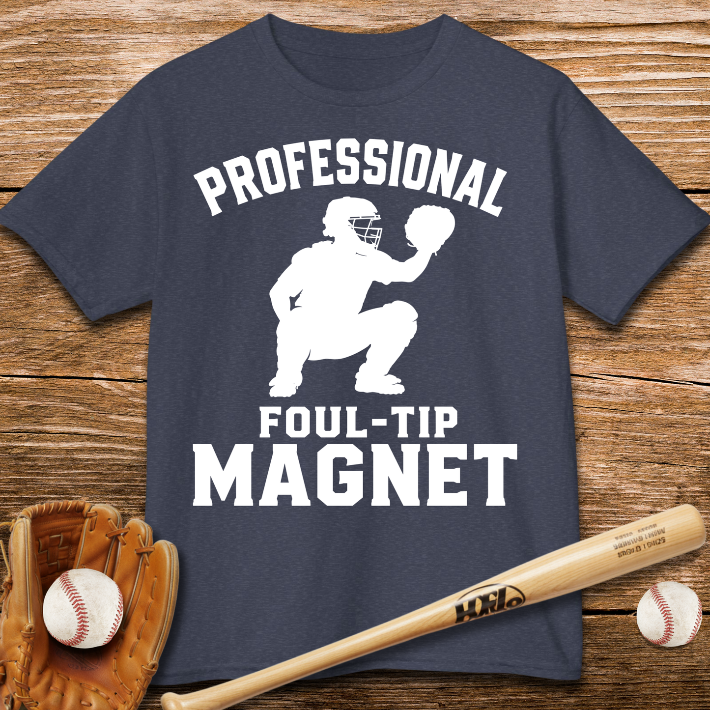 Catcher Takes Every Hit Kids T-shirt