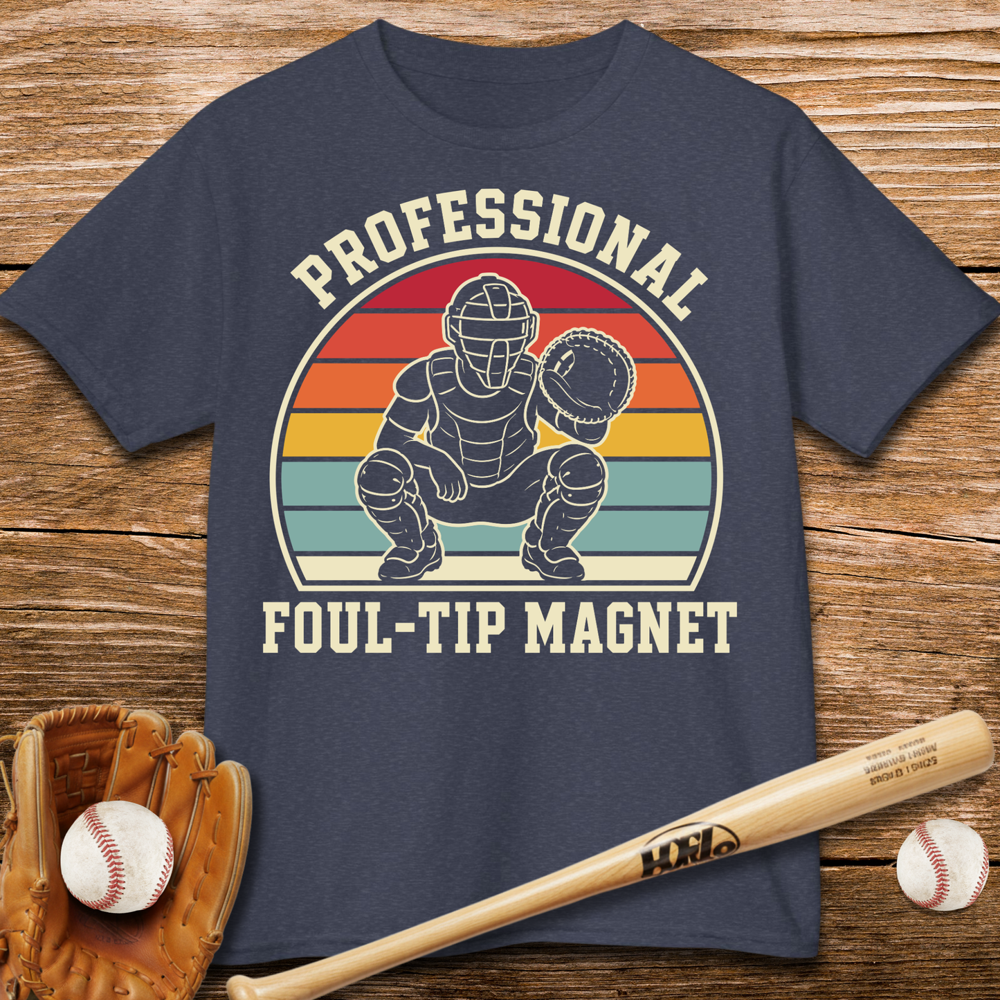 Catcher Takes Every Hit Kids T-shirt