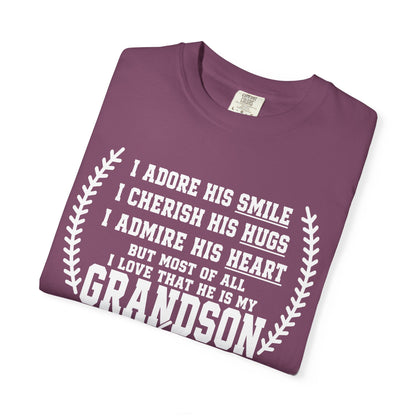 Grandma's Baseball Heart T-Shirt