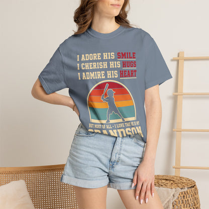 Grandma's Baseball Heart T-Shirt