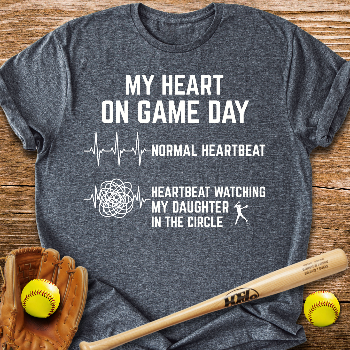 Daughter Circle Races My Heart T-Shirt