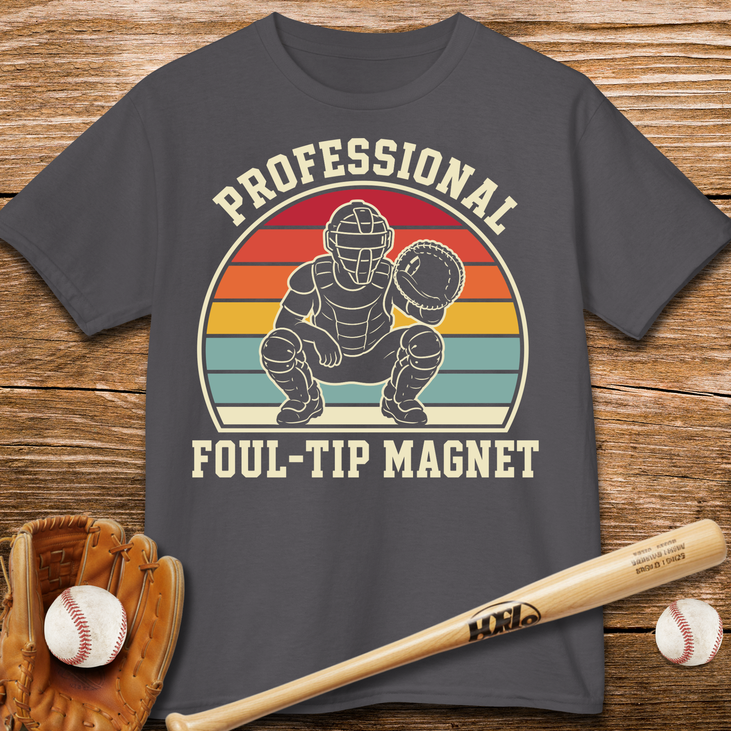 Catcher Takes Every Hit Kids T-shirt